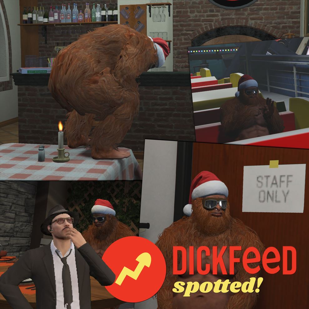 CHRISTMAS YETI ROAMS LOS SANTOS